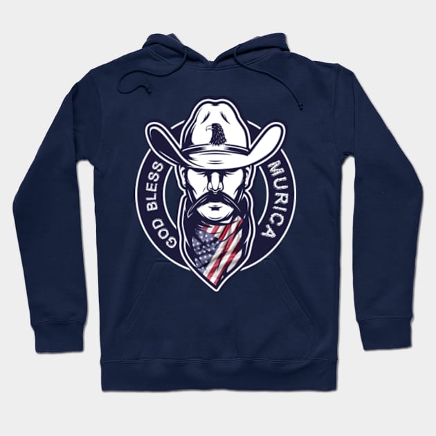 Independence Day USA - Murica Hoodie by BeepTreasure